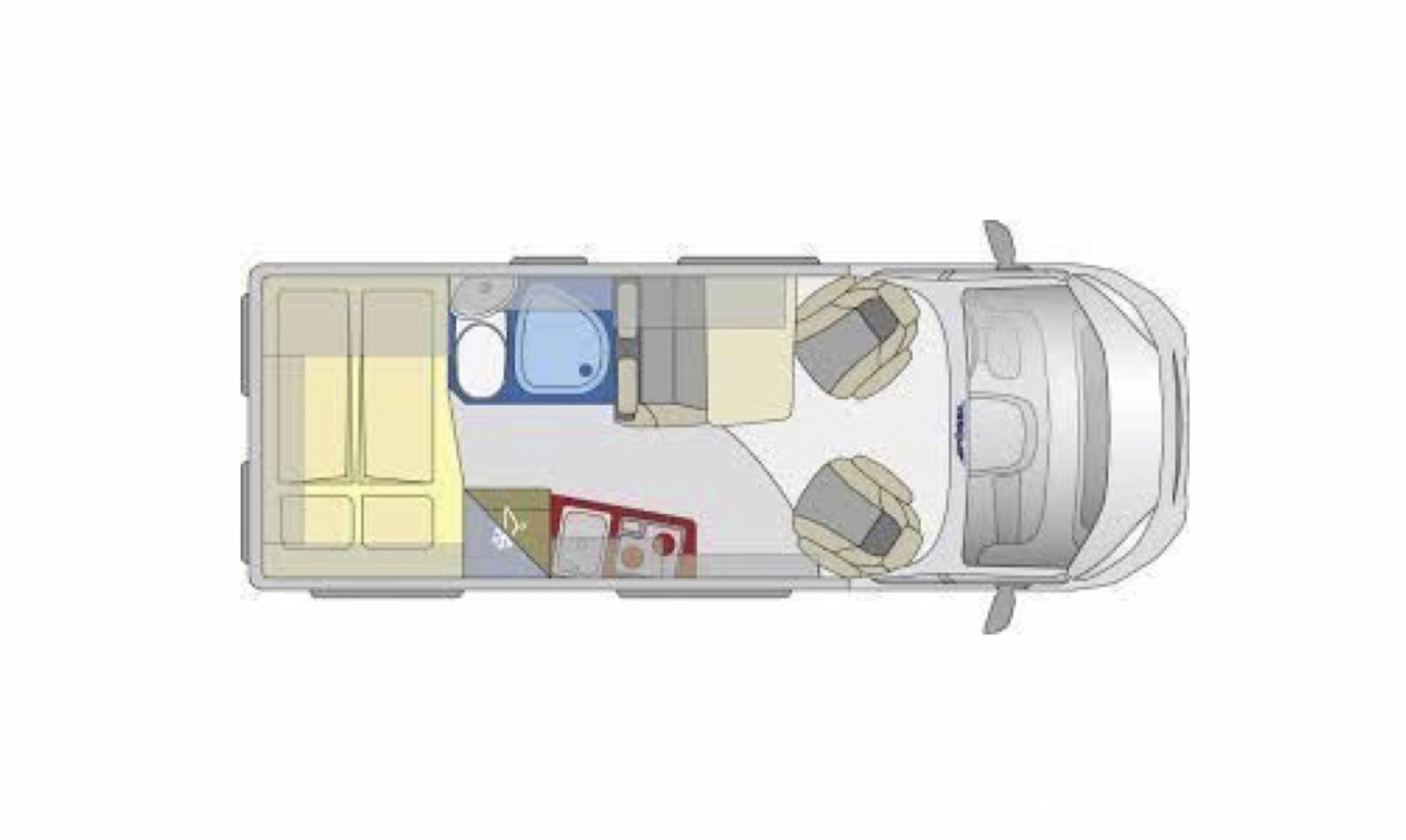 Fourgon aménagé d'occasion, van Pössl 2 Win plus, à Roques (31)