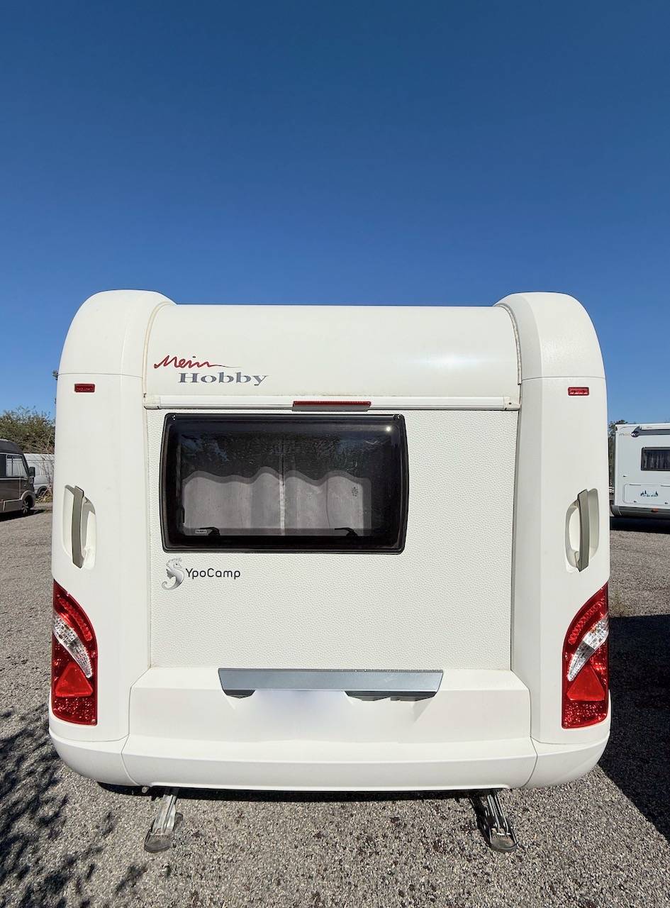 Achat Une petite caravane d'occasion récente, en parfait état, 4 places, une Hobby 390 SF Ontour, à Roques proche de Toulouse (31)