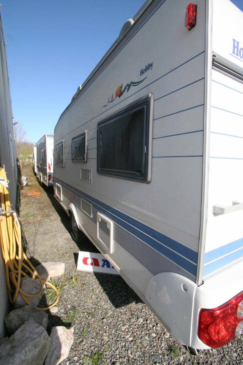 Caravane Occasion 4 couchages, lit à la française, Hobby 460 UFe Excellent, à Roques Proche de Toulouse (31)