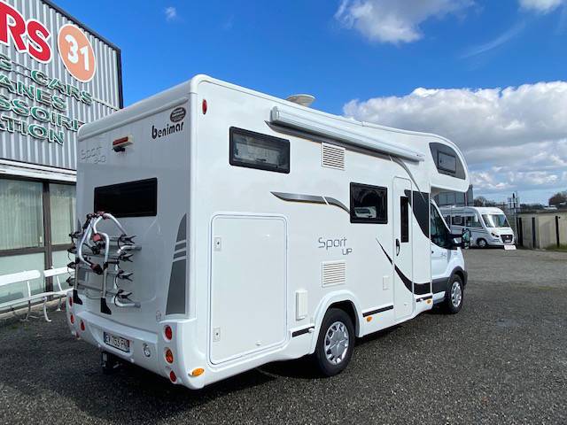 Achat Camping-car capucine occasion, 5 places, presque neuf, Benimar Sport 340 UP, à Roques proche Toulouse