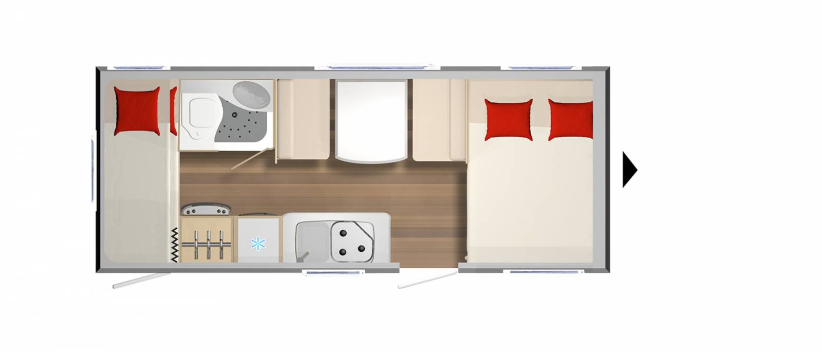 Achat Caravane occasion 6 couchages, 2016, Bürstner Premio 495 TK, à Roques proche de Toulouse (31)