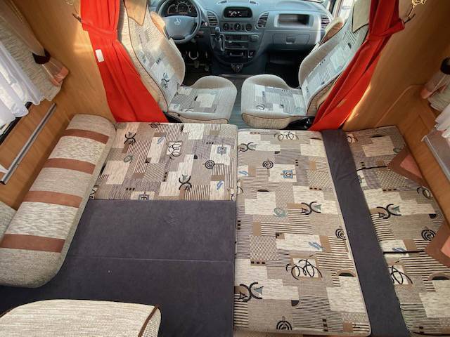 Achat Camping-car profilé occasion, mercedes, 4 places, Bürstner T Star 680, à Roques proche de Toulouse (31)