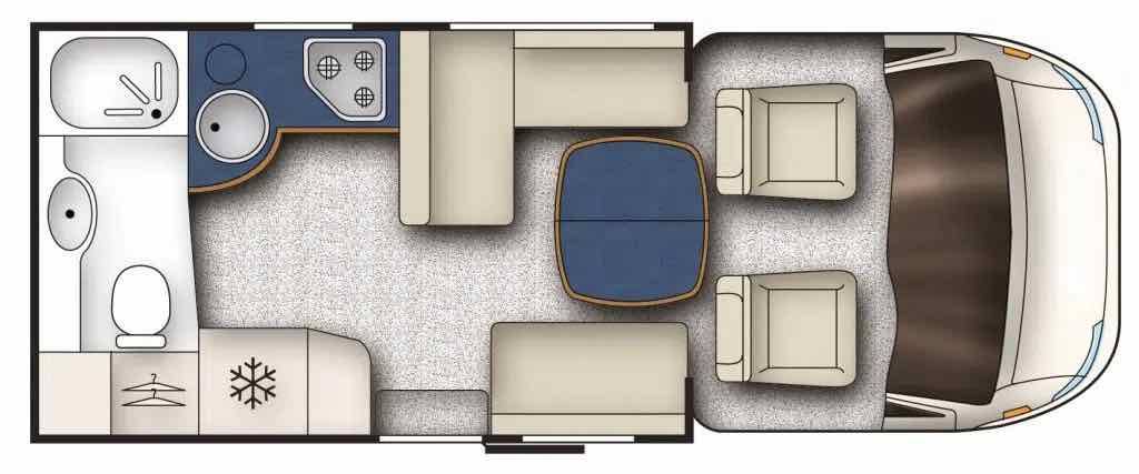 Achat Camping-car occasion profilé, maxi-salon, 4 couchages, moins de 6 m, Challenger Graphite G30, à Roques, proche de Toulouse (31)