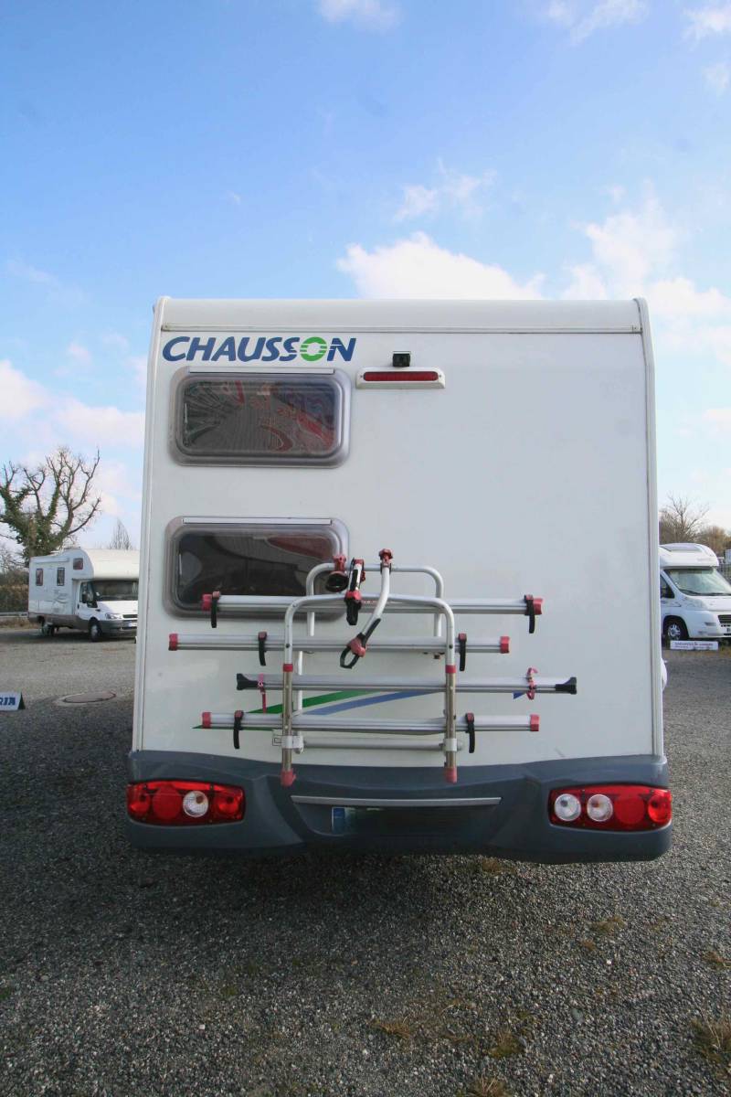 Vend Camping-car capucine occasion, petit prix, lits superposés, 7 m, double dînette, 7 couchages, 5 places carte grise, Chausson Flash 05, à Roques proche de Toulouse (31)