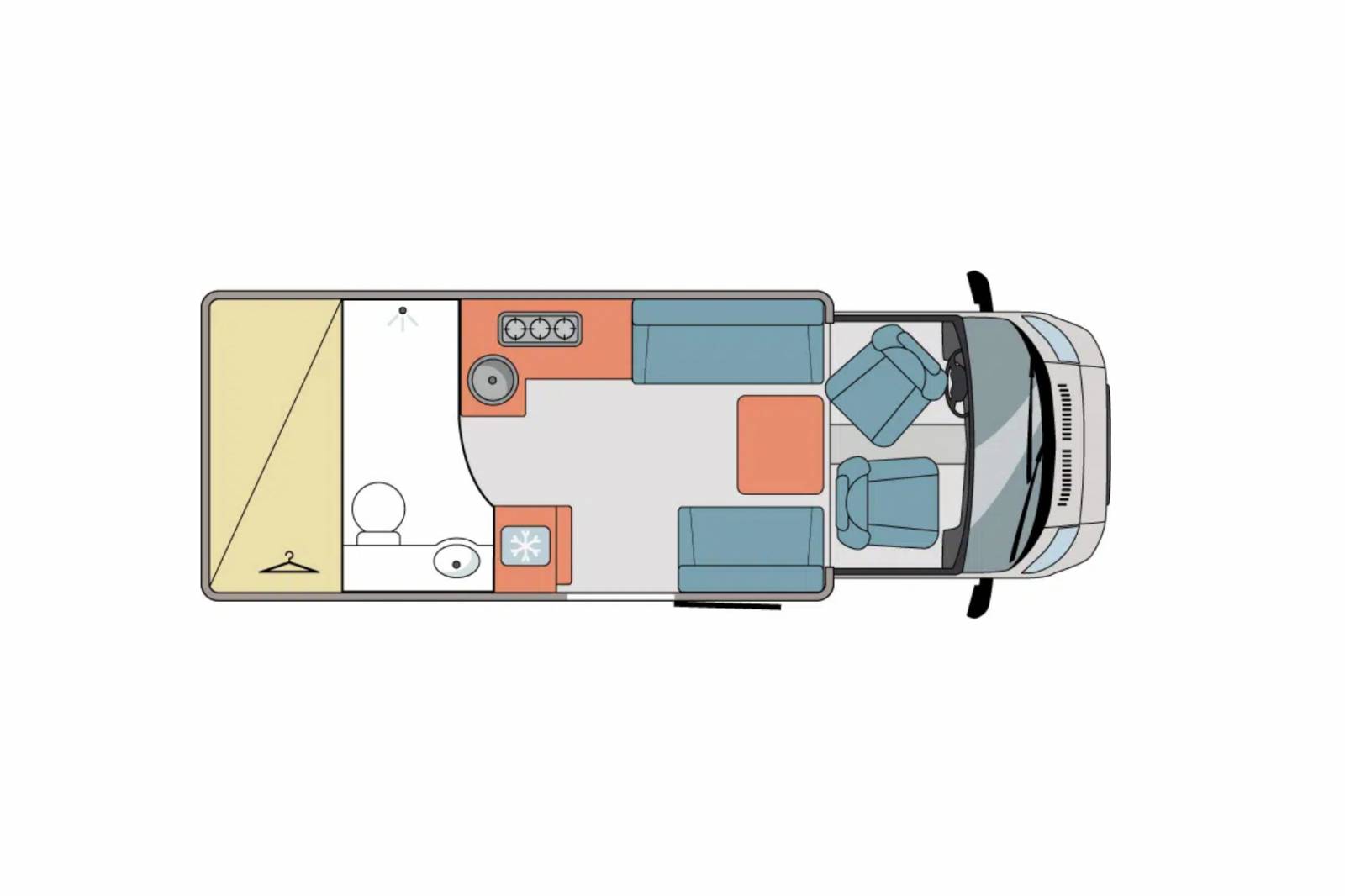Achat Camping-car profilé d'occasion presque neuf, Maxi-salon, face à face, Bürstner T 680 G Delfin Harmony Line, à Roques proche de Toulouse 31