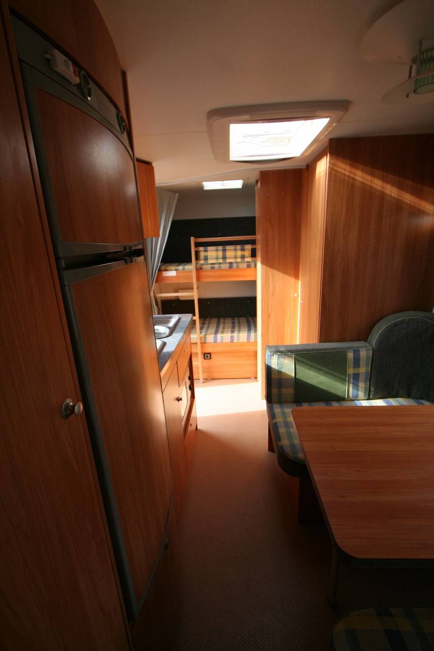 Caravane occasion lits superposés, 6 couchages, Bürstner Flipper 500 TK, à Roques, proche de Toulouse (31)