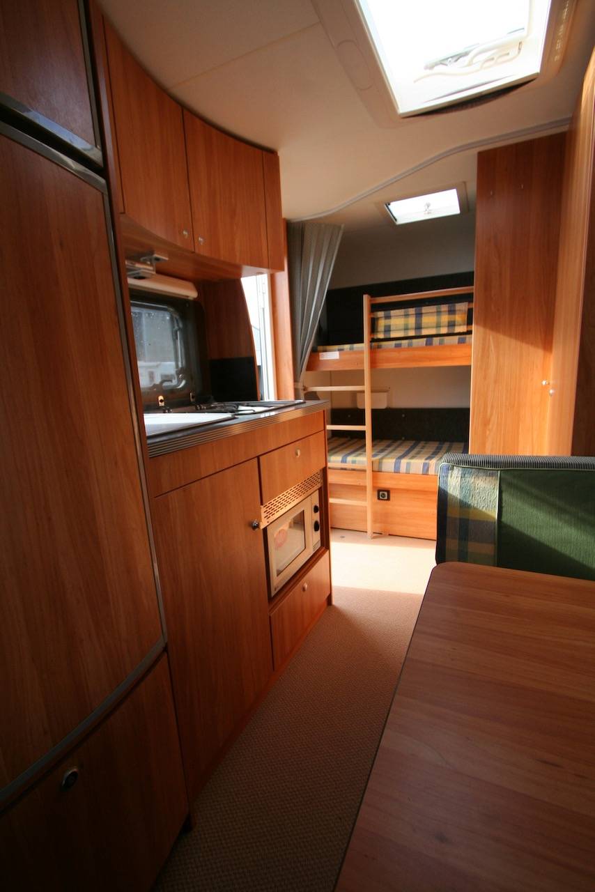 Caravane occasion lits superposés, 6 couchages, Bürstner Flipper 500 TK, à Roques, proche de Toulouse (31)
