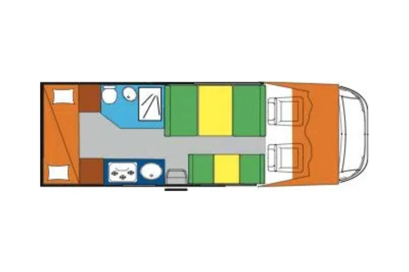 Achat Camping-car capucine occasion, 5 places, 7 couchages, Roller Team Granduca GT, à Roques proche de Toulouse (Midi-Pyrénées)