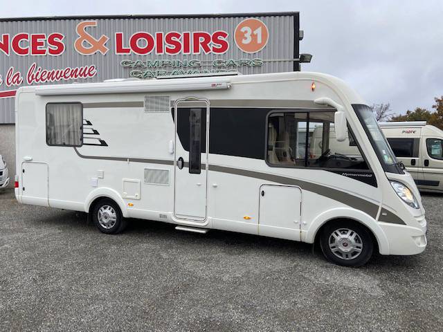 Vend Camping-car intégral occasion, poids lourd, lit de milieu, Hymer B 698, à Roques proche de Toulouse (31)