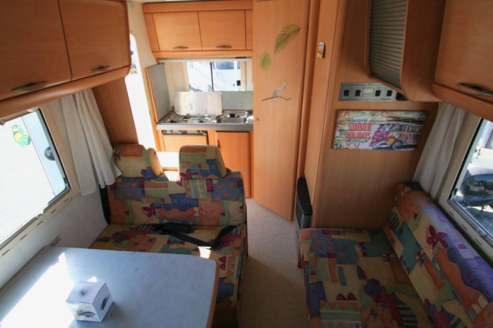 Camping-car capucine occasion, 6 places, 5 couchages, moins de 6 m, Hymer Swing à Roques proche de Toulouse (31)