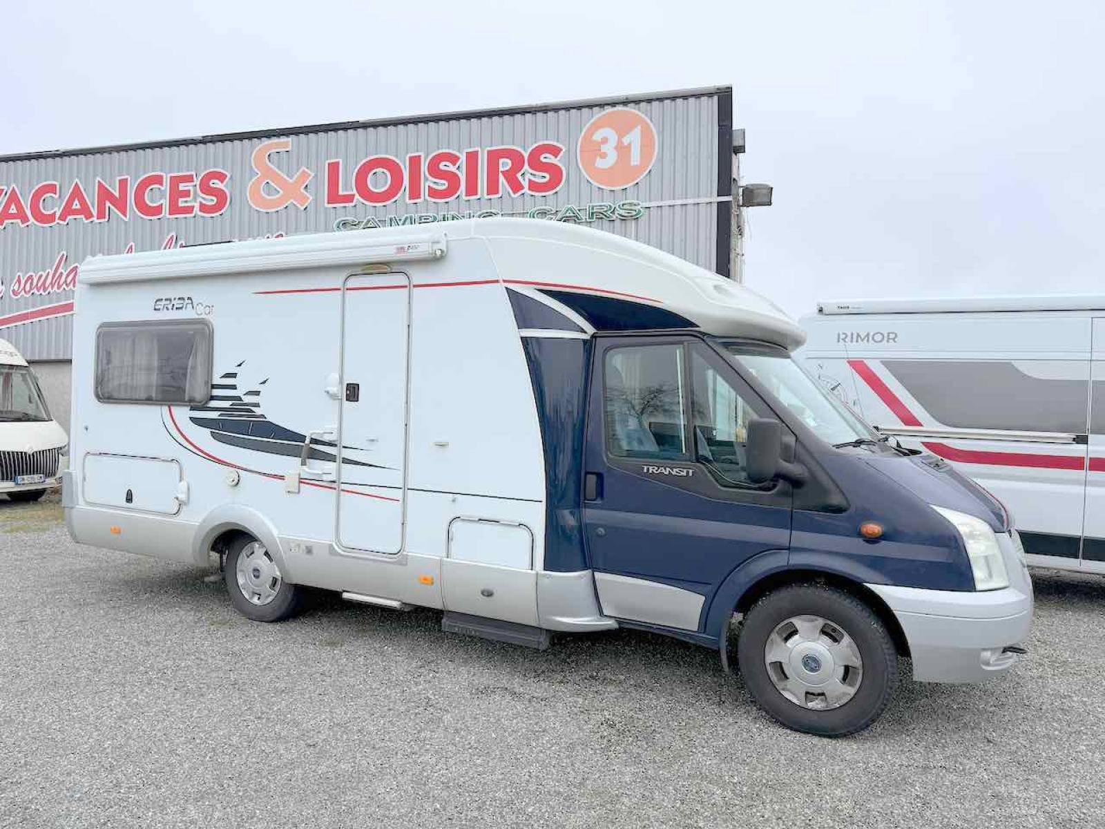 Camping-car profilé occasion, lit à la française, moins de 7 m, Eriba Emotion 653, à Roques proche de Toulouse (31)