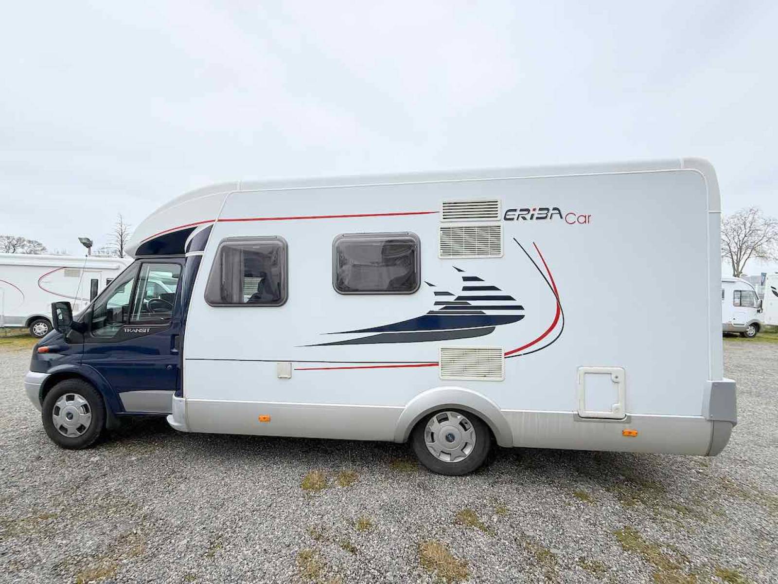 Camping-car profilé occasion, lit à la française, moins de 7 m, Eriba Emotion 653, à Roques proche de Toulouse (31)