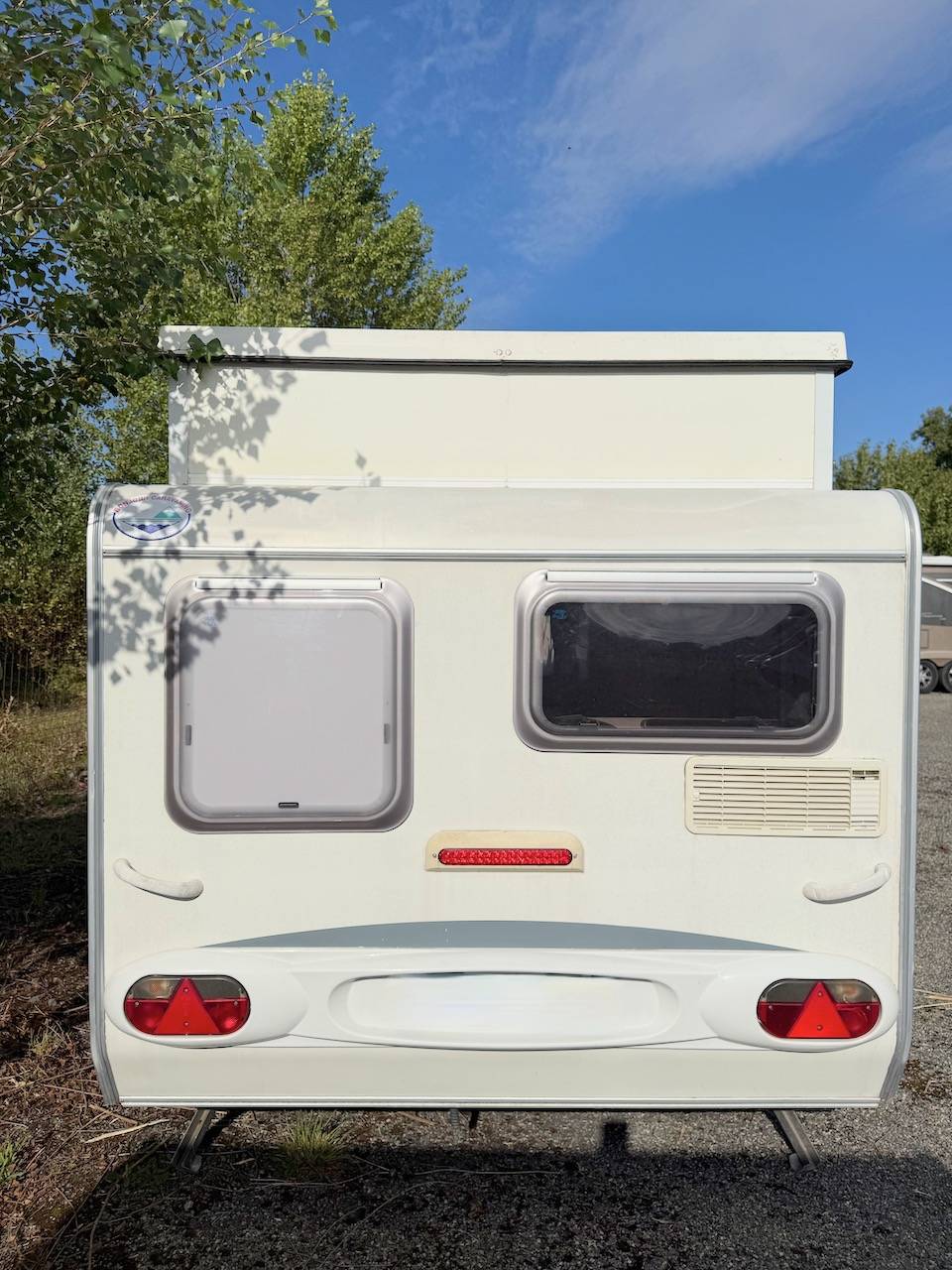 Vente Caravane surbaissée occasion, 4 couchages, La Mancelle LM 420, à Roques proche de Toulouse (31)