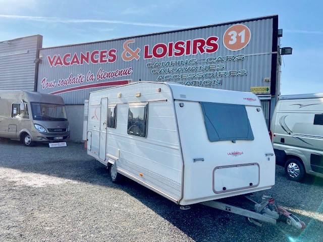 Caravane occasion lit central La Mancelle 490 CB à Roques proche de Toulouse (31)
