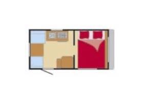 Achat Caravane occasion surbaissée, La Mancelle LM 340 DD, grand lit permanent, à Roques, proche de Toulouse (31)