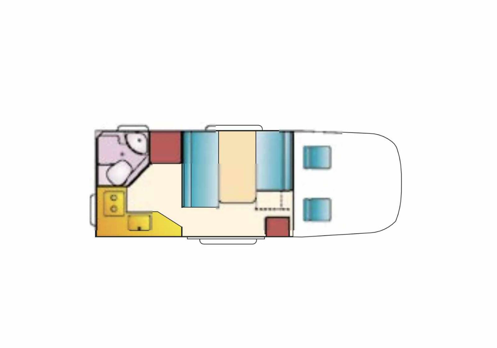 Fourgon aménagé occasion, moins de 6 m, 3 couchages, Adria Van, à Roques proche de Toulouse (31)