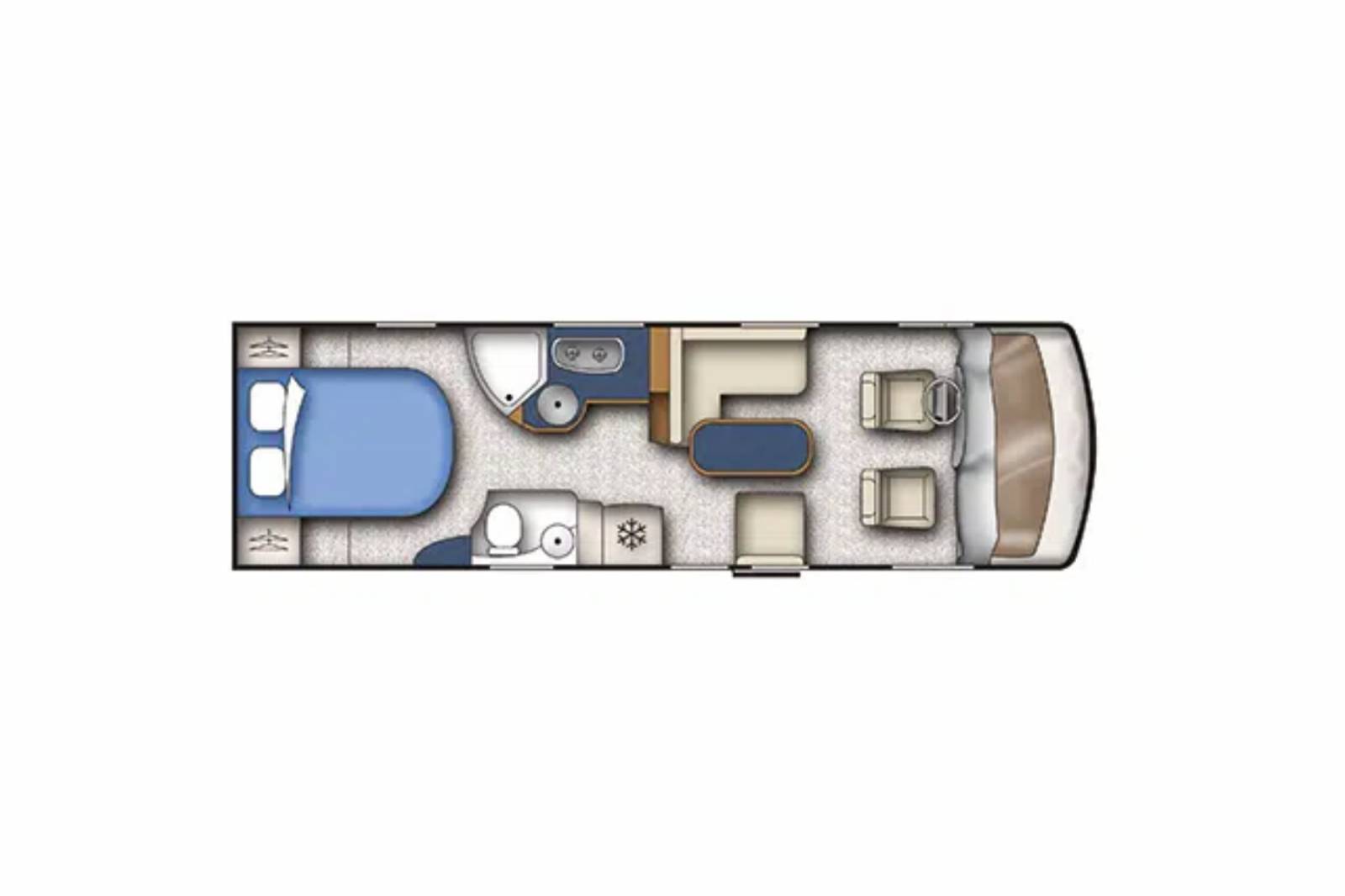 Achat Camping-car intégral occasion récent, 150 cv, 4 couchages, lit central, Pilote G 740 Essentiel, à Roques proche de Toulouse (31)