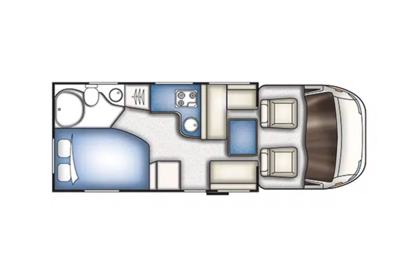 Achat camping-car occasion profilé familial,u lit à la française, lit de pavillon, 5 places, Boîte automatique, Pilote P716 P,  chez Vacances et Loisirs à Roque proche de Toulouse (31)