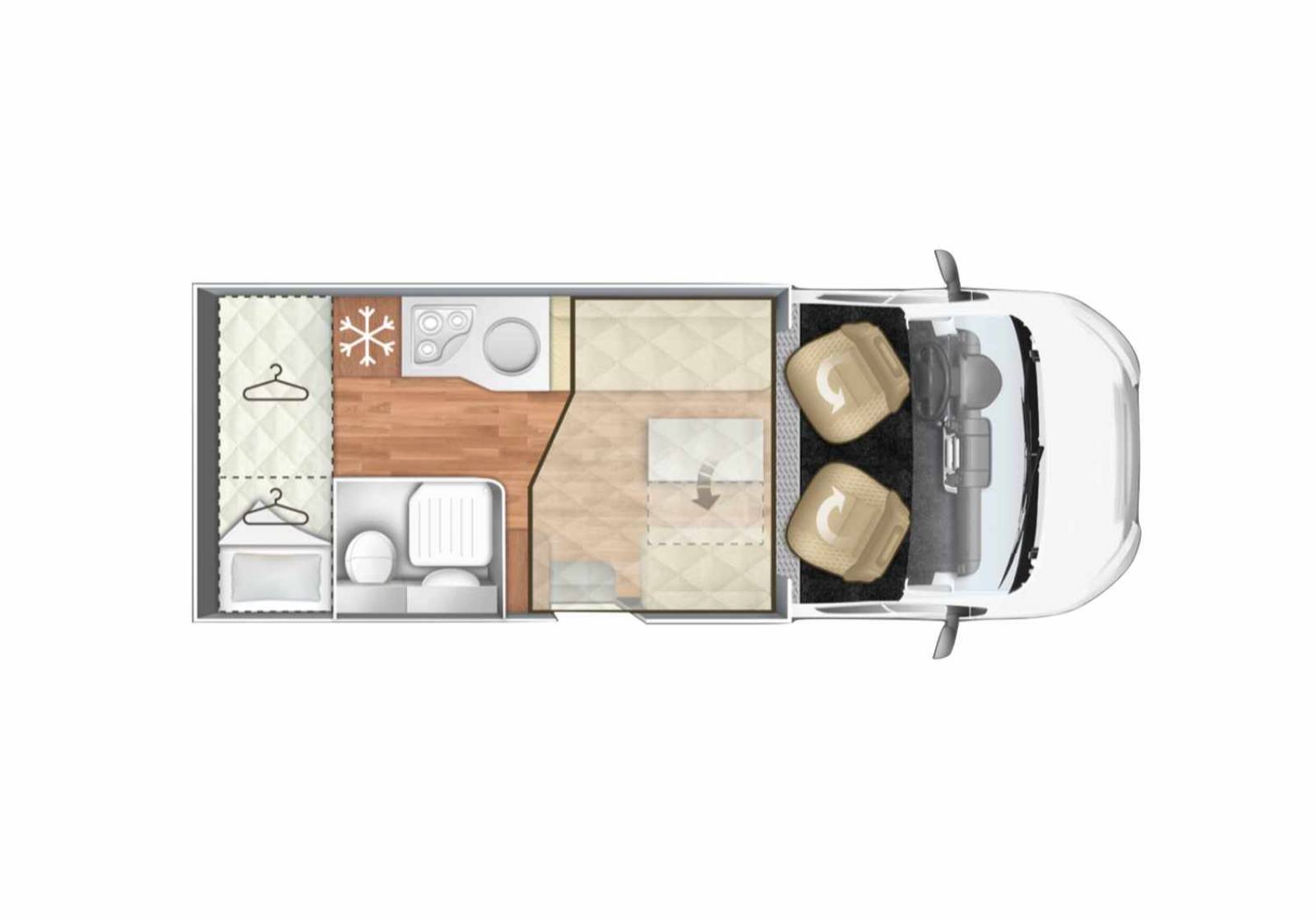 Camping-car profilé d'occasion, maxi-salon, boîte auto, Roller Team Kronos 230 TL Selekt, à Roques, proche Toulouse (31)