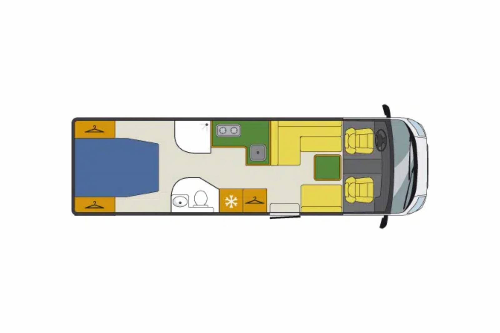 Achat Camping-car Intégral occasion, lit central, lit de pavillon, poids lourd, 3,0L, 170 cv, Notin Volga 2, à Roques proche de Toulouse (31)