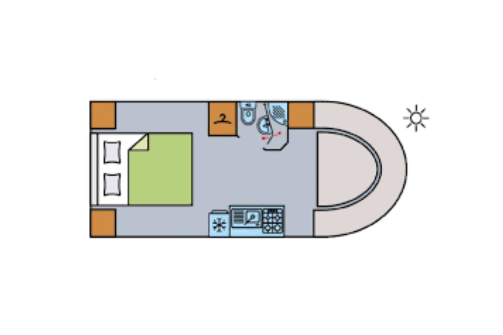 Achat Caravane Occasion, lit central, 4 places, La Mancelle Liberty Plaisance 490, à Roques proche de Toulouse (31)
