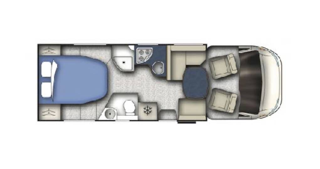 Camping-car profilé occasion, 5 places, 5 couchages, Rimor Europeo 69 Plus, à Roques proche Toulouse (31)