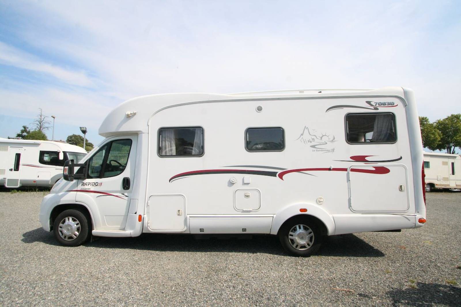 Vend Camping-car occasion profilé, lit sur soute, Rapido 7083 DC, à Roques proche de Toulouse (31)