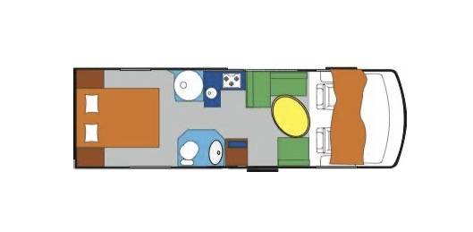 Achat Camping-car intégral occasion, lit de milieu, Pilote référence G 742, à roques, proche Toulouse (31)