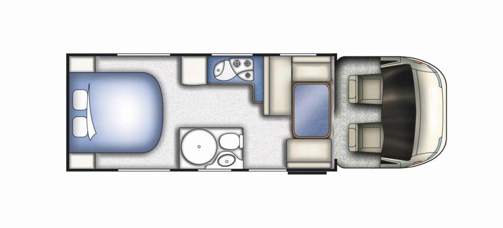 camping-car poids lourd d'occasion profilé, petit prix, CARTHAGO Chic Line T PLUS 5.2 H à Toulouse 31