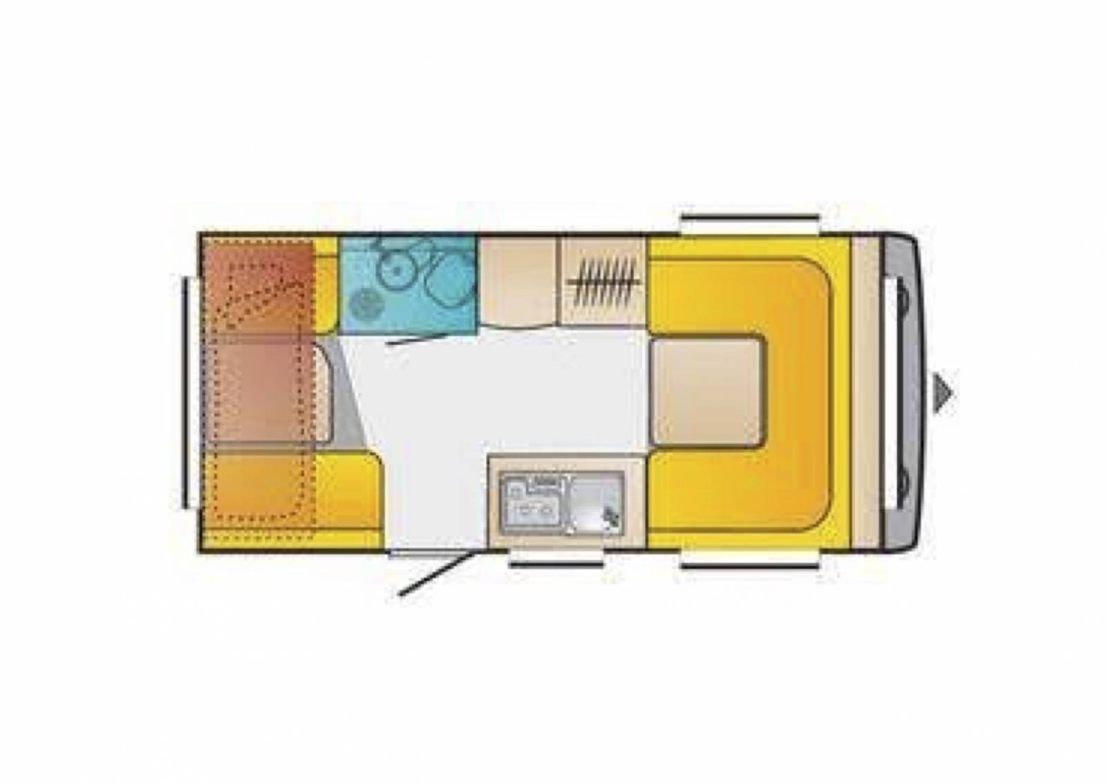 Achat Caravane occasion Bürstner Averso 415 TK 2008, à Roques proche Toulouse (31)