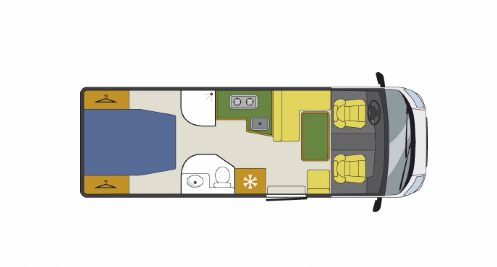 Camping-car intégral occasion 4 places Mc Louis Nevis 876 G à Roques, près Toulouse (31)