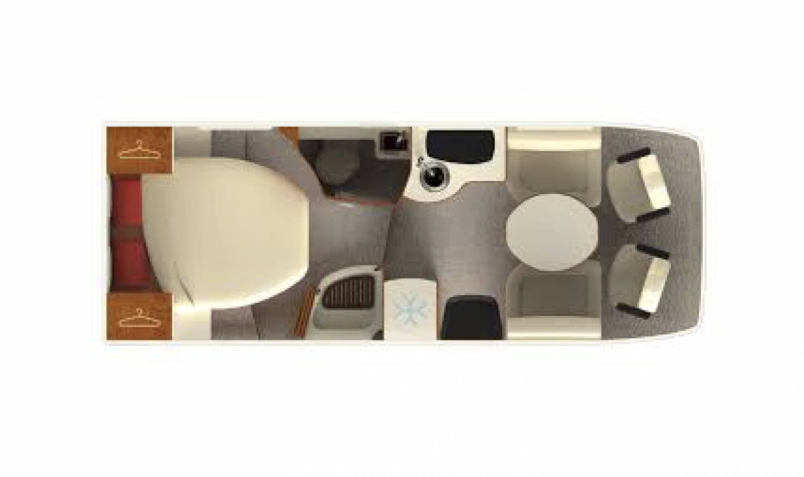 Vente Camping-car profilé d'occasion presque neuf (2018), Autostar P 730 LC lift Passion, à Roques proche de Toulouse (31)