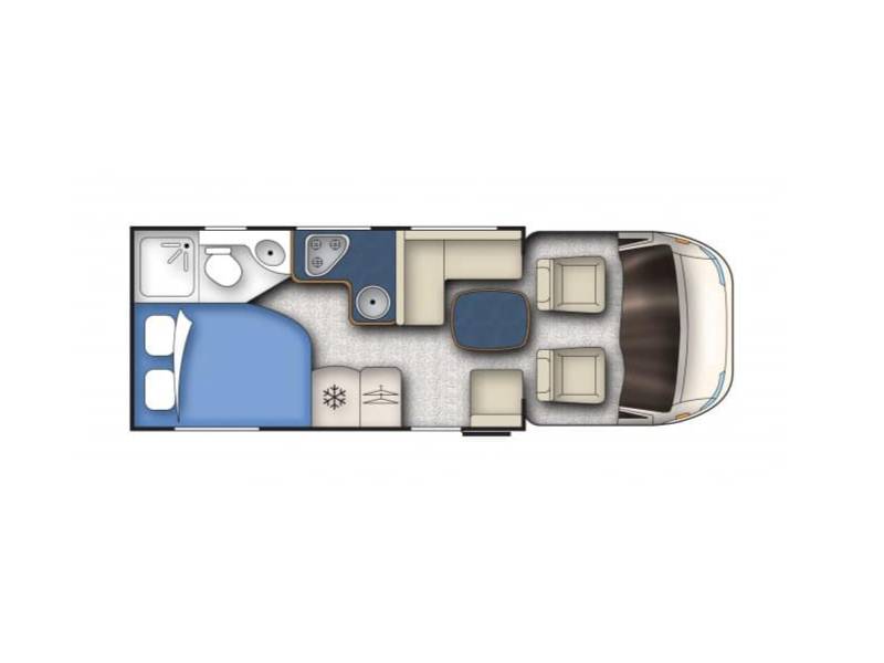 Achat Camping-car Profilé d’occasion, lit à la française, 4 places, moins de 7 m, Eura Mobil T 670 SBL à Roques proche de Toulouse (31