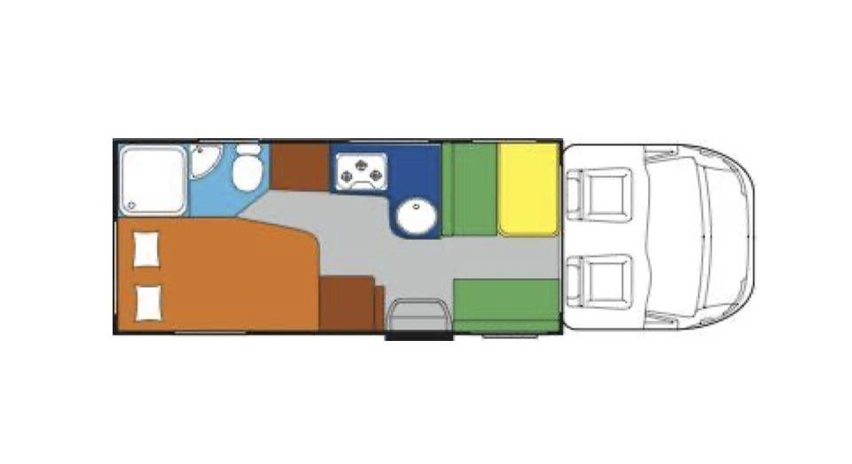 Achat Camping-car profilé occasion, mercedes, 4 places, Bürstner T Star 680, à Roques proche de Toulouse (31)