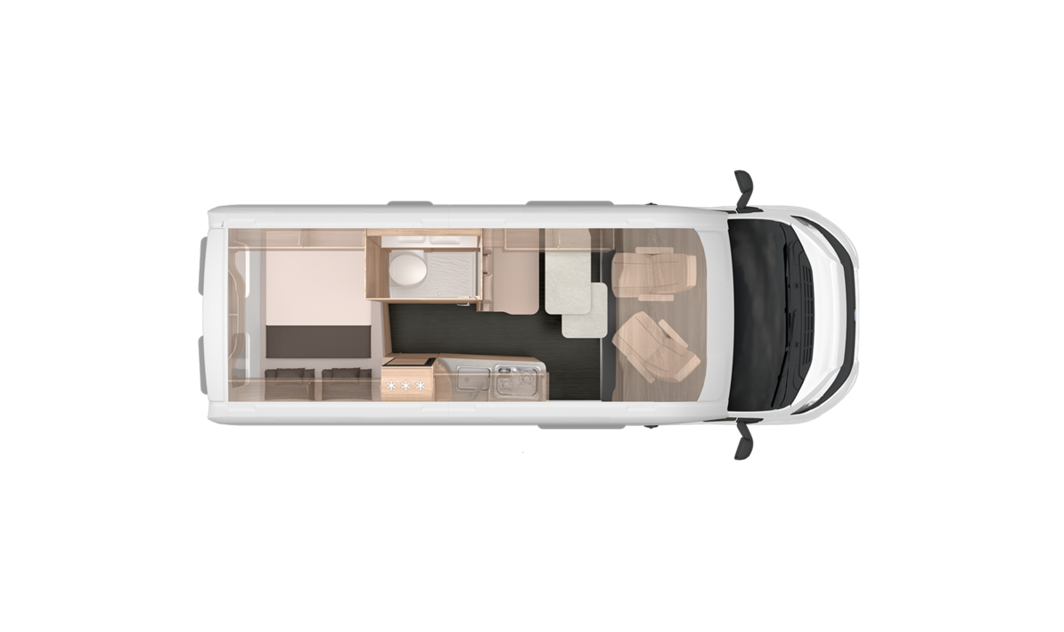 Fourgon aménagé d’occasion, petit prix, 4 places 3 couchages, Knaus BoxStar, à Roques proche de Toulouse (31)