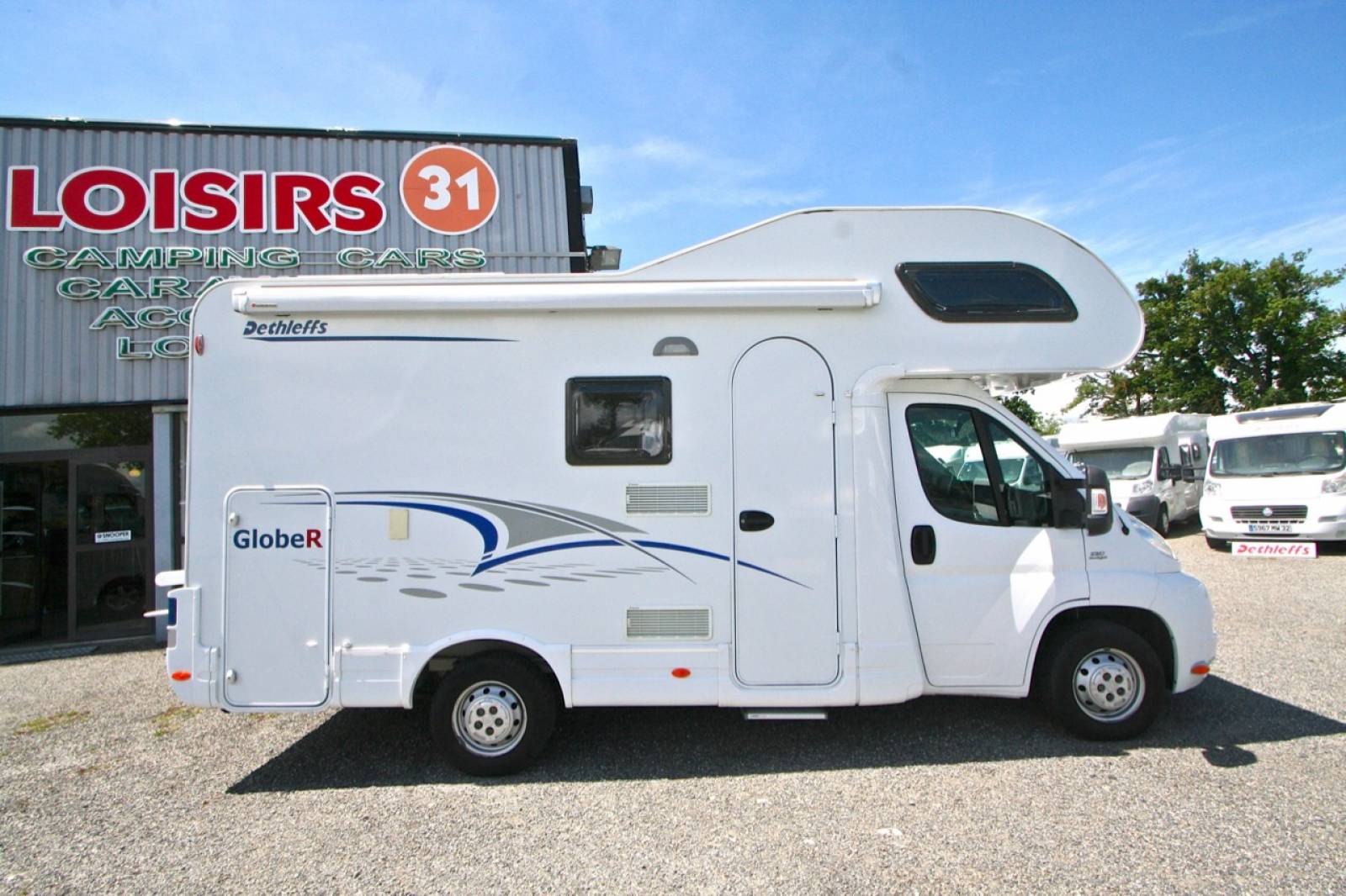 Camping-car capucine occasion, 6 couchages, compact, Dethleffs Globe R 588 A, à Toulouse, Roques (31)