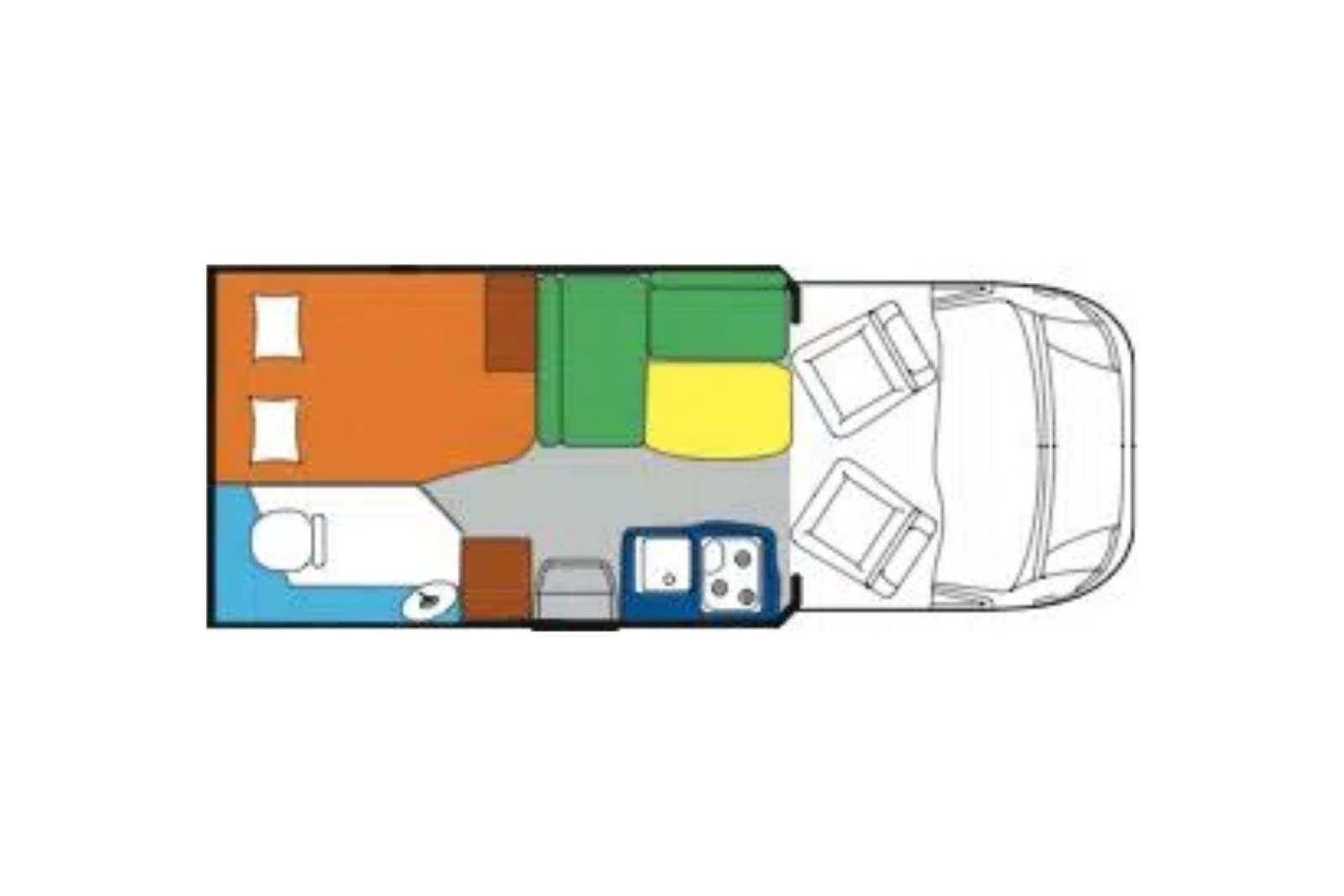 Achat Camping-car profilé occasion, lit à la française, moins de 6 m, Rapido 707 C le Randonneur