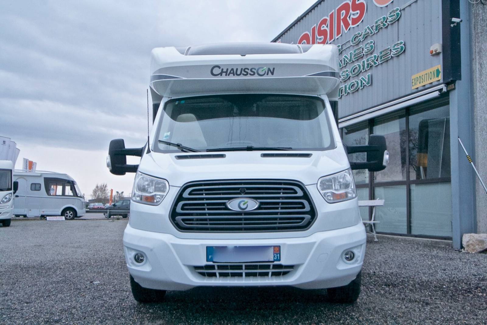 Vente Camping-car profilé occasion 4 couchages maxi-salon Chausson Titanium 640, à roques, près Toulouse 31