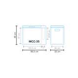 Compresseur de glacière MCC-35 AC/DC - Mestic