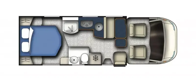 Achat Camping-car Profilé occasion, 4 places, 3 couchages, lit central, Chausson Best Of 28 CE, chez Vacances et Loisirs à Roques proche de Toulouse