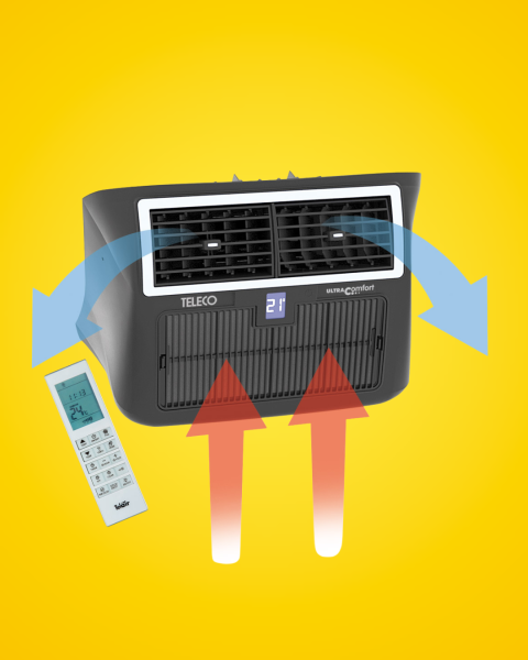 Climatiseur  Ultra Comfort 6000 TELECO pour votre véhicule de loisirs