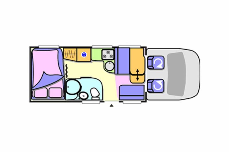 Achat Camping-car profilé occasion, lit sur soute, 7 m, Chausson Flash 18, à Roques proche de Toulouse (31)