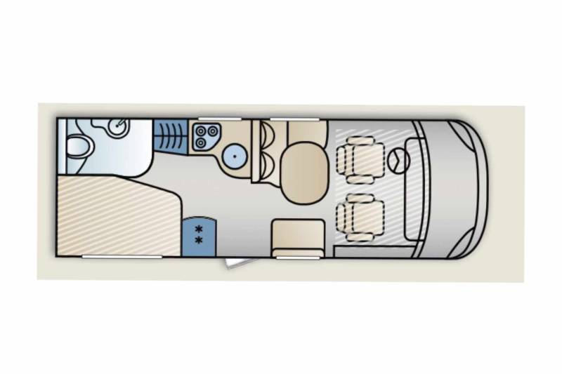 Vend Camping-car Intégral Occasion, Lit à la française, 4 couchages, Eriba Jet 653 , à Roques, proche de Toulouse (31)