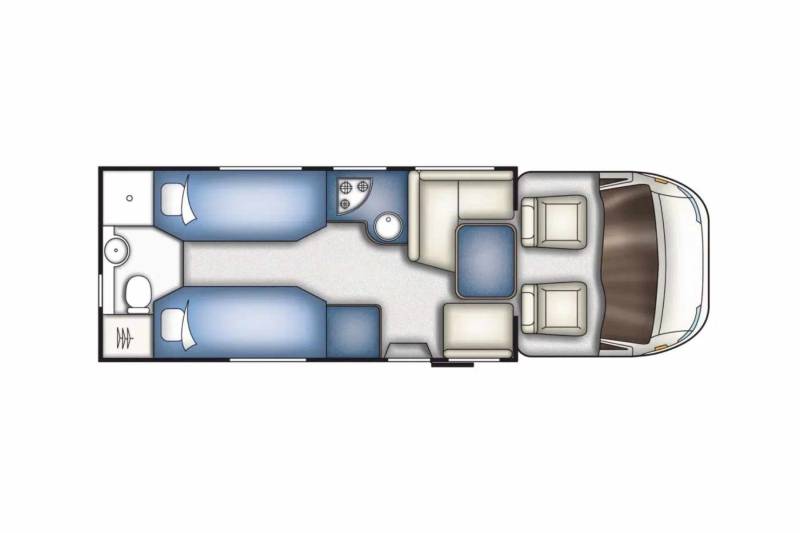 Achat Camping-car occasion profilé, lits jumeaux, boîte automatique, 4 places, 4 couchages, Fleurette Migrateur 73 LJ, à Roques, proche de Toulouse (31)