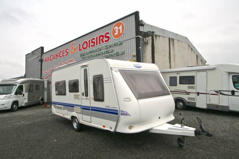 Achat Caravane Hobby d' occasion Excellent 460 LU, lit jumeaux, à Roques près de Toulouse (31)