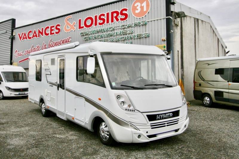 Camping-car intégral occasion, lit central, Hymer Classic I 698, à Roques près Toulouse (31)