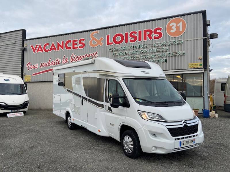 Achat Camping-car profilé occasion, presque neuf 2018, peu de kilomètres, Carado T 449, à roques, Toulouse (31)