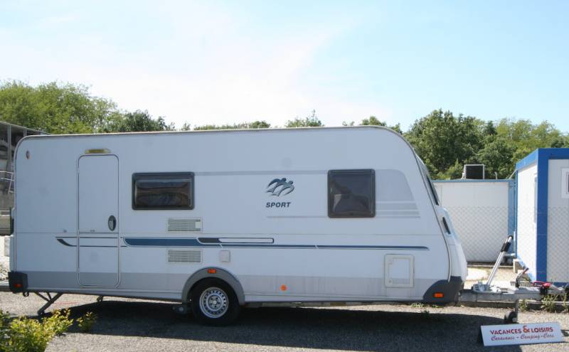 Caravane occasion lits superposés, 5 couchages, Knaus Sport 500 FDK, à Roques proche de Toulouse (31)