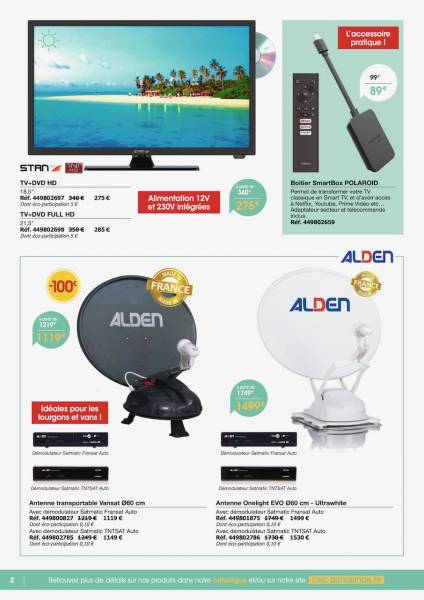 Vous recherchez des accessoires camping-car ou caravane à petits prix. Profitez de nos soldes de printemps CMC Accessoires, à Roques, proche de Toulouse (31)