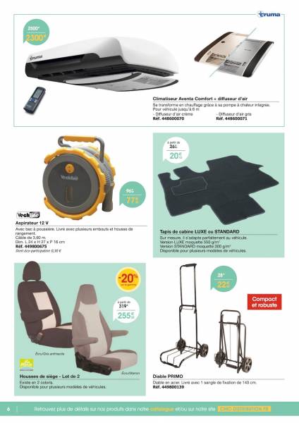 Vous recherchez des accessoires camping-car ou caravane à petits prix. Profitez de nos soldes de printemps CMC Accessoires, à Roques, proche de Toulouse (31)